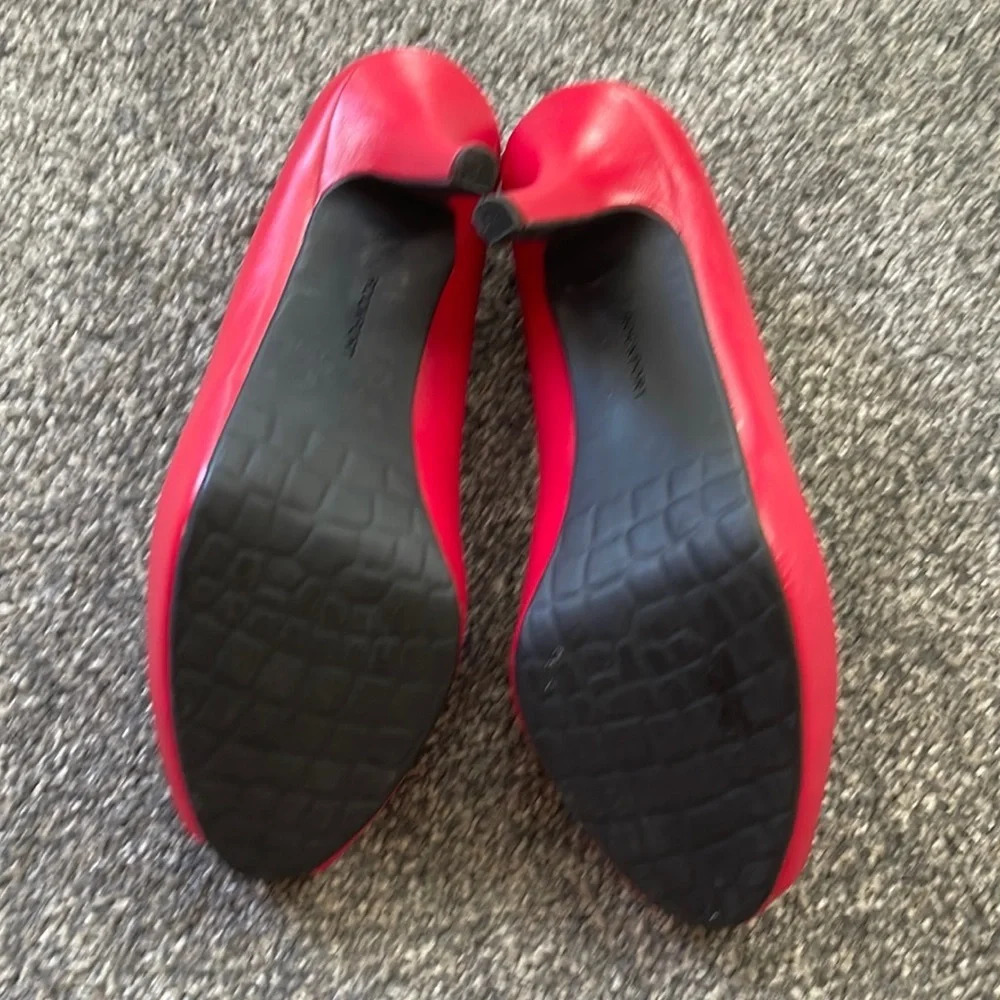 Women’s Rockport Adiprene red peep toe heels 6.5 - Picture 3 of 4